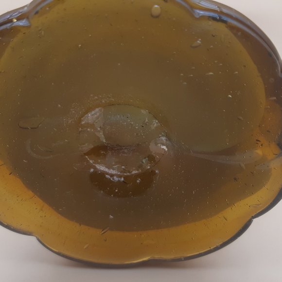 Brown Carnival Glass Vase - Picture 10 of 10